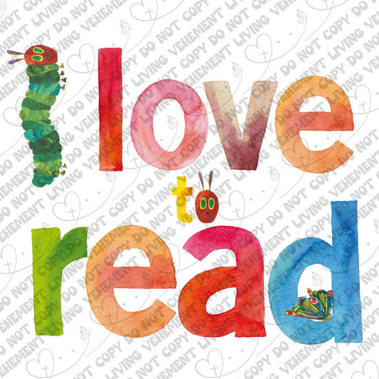 I Love to Read digital design