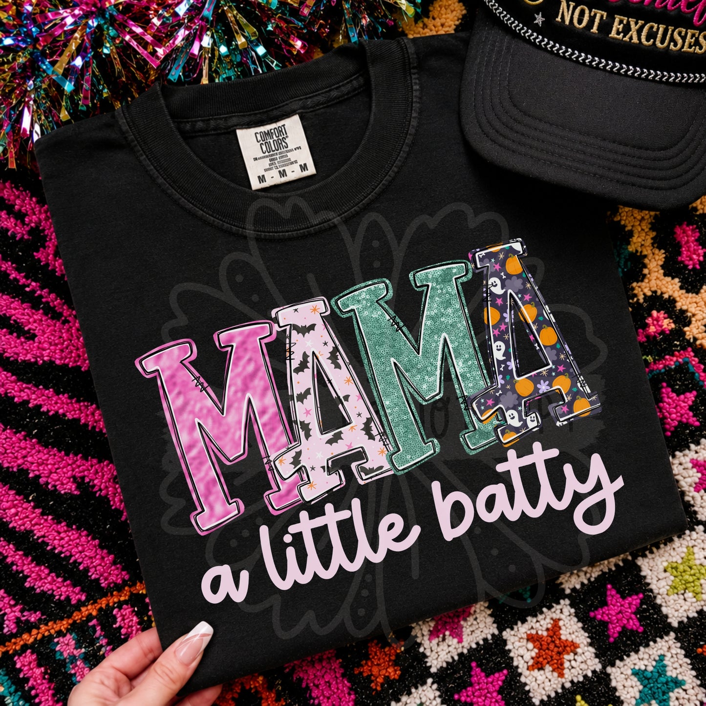 Mama A Little Batty digital design