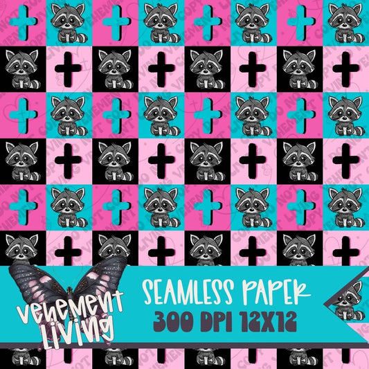 Feral Cross Seamless Pattern