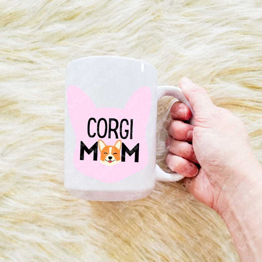 Corgi Mom digital design