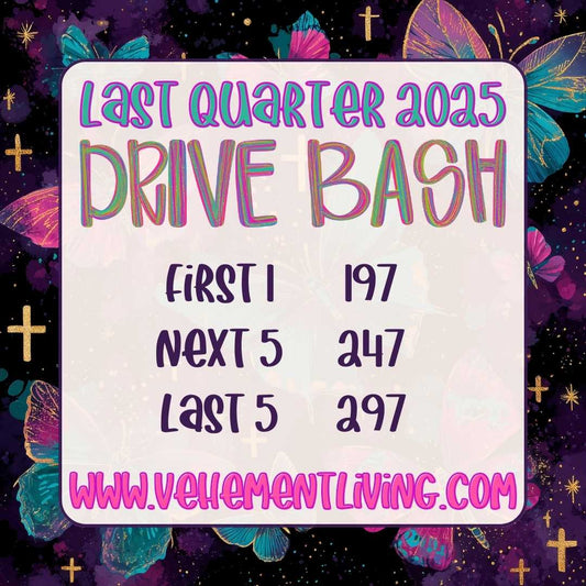 Bizzy Bash Flash Drop: Last Quarter of 2025 Completed Designs