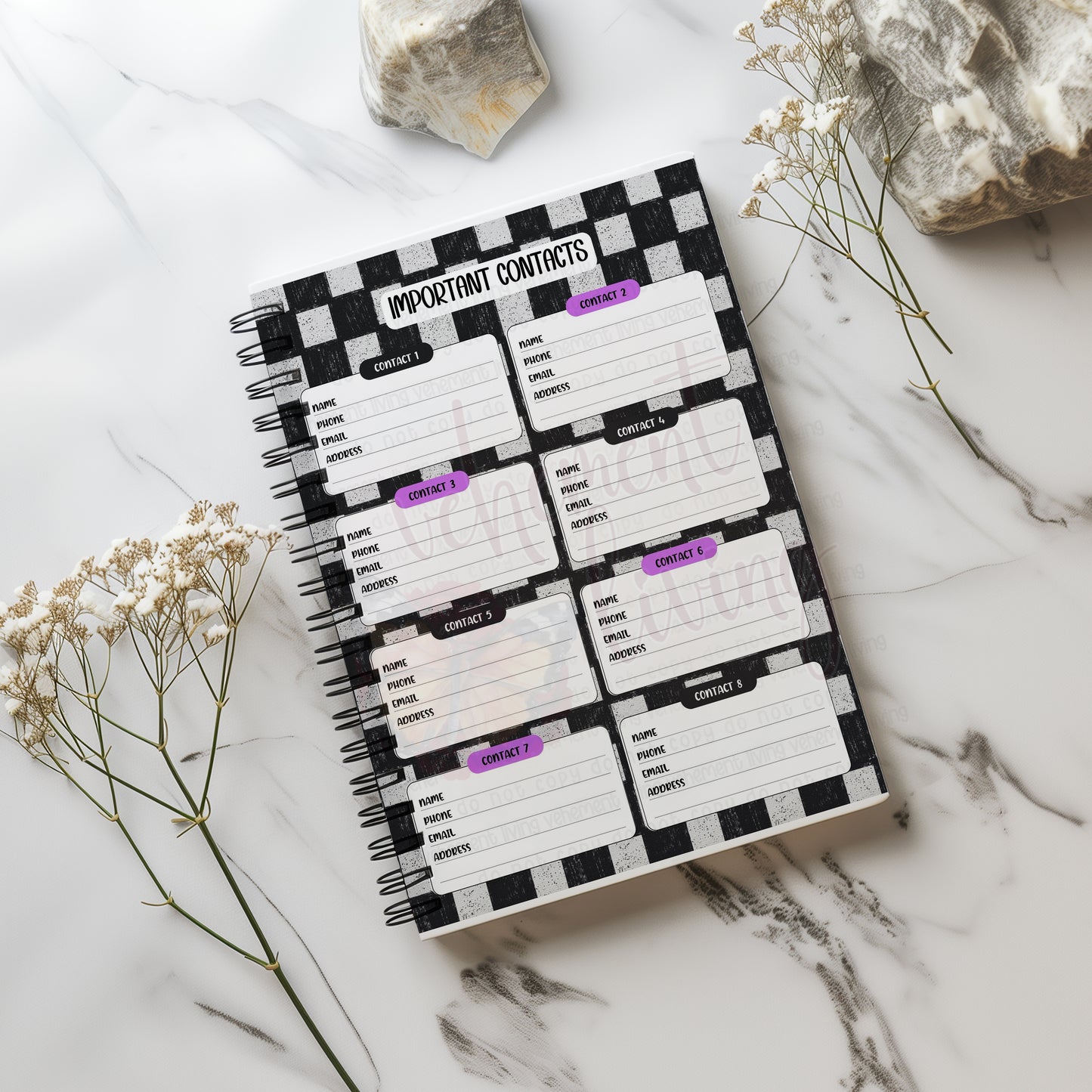 Homeschool Planner Homeschool Mom Life Checkered