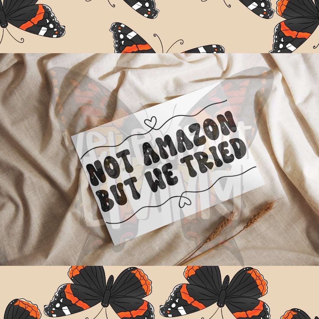 Not Amazon but We Tried digital design 4x6 thermal label