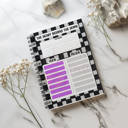 Homeschool Planner Homeschool Mom Life Checkered