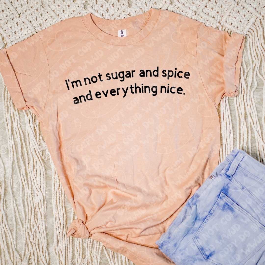 Not Sugar and Spice digital design