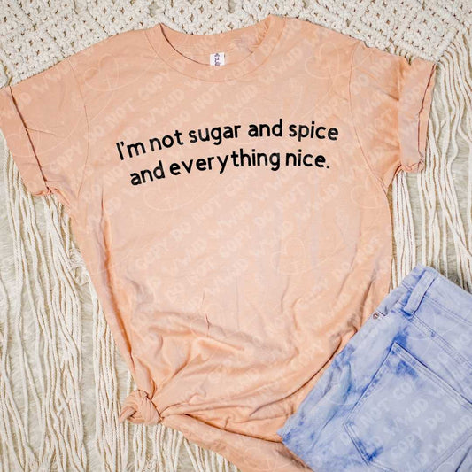 Not Sugar and Spice digital design