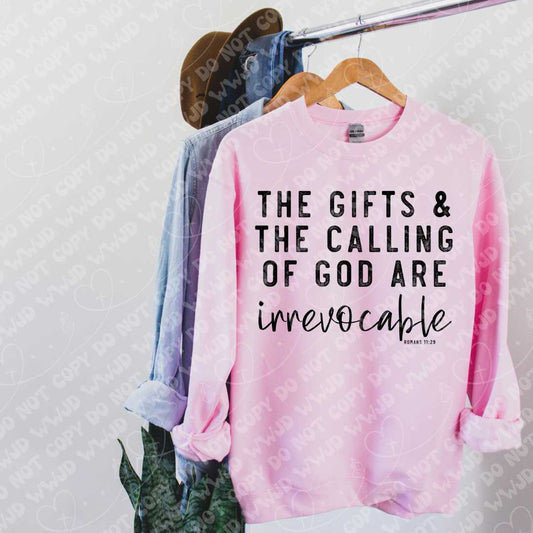 The Gifts & Calling of God are Irrevocable digital design