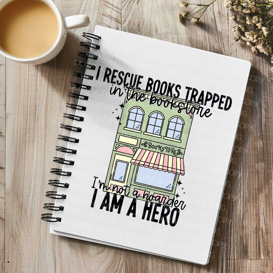 I Rescue Books Trapped in the Bookstore Book Log