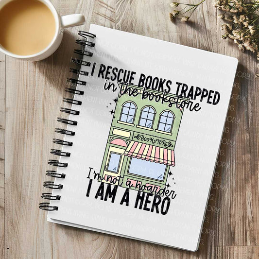 I Rescue Books Trapped in the Bookstore Book Log