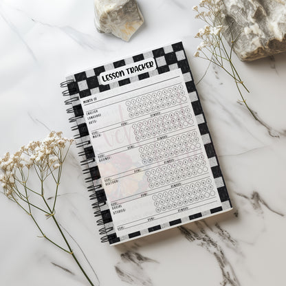 Homeschool Planner Homeschool Mom Life Checkered