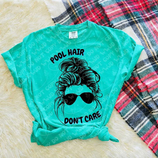 Pool Hair Don't Care digital design