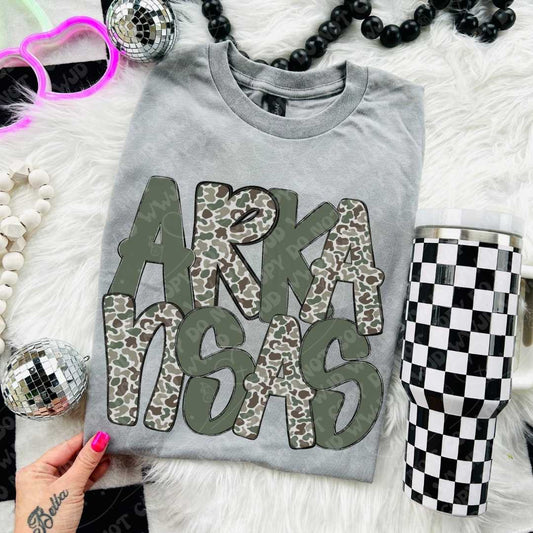 Arkansas Camo digital design
