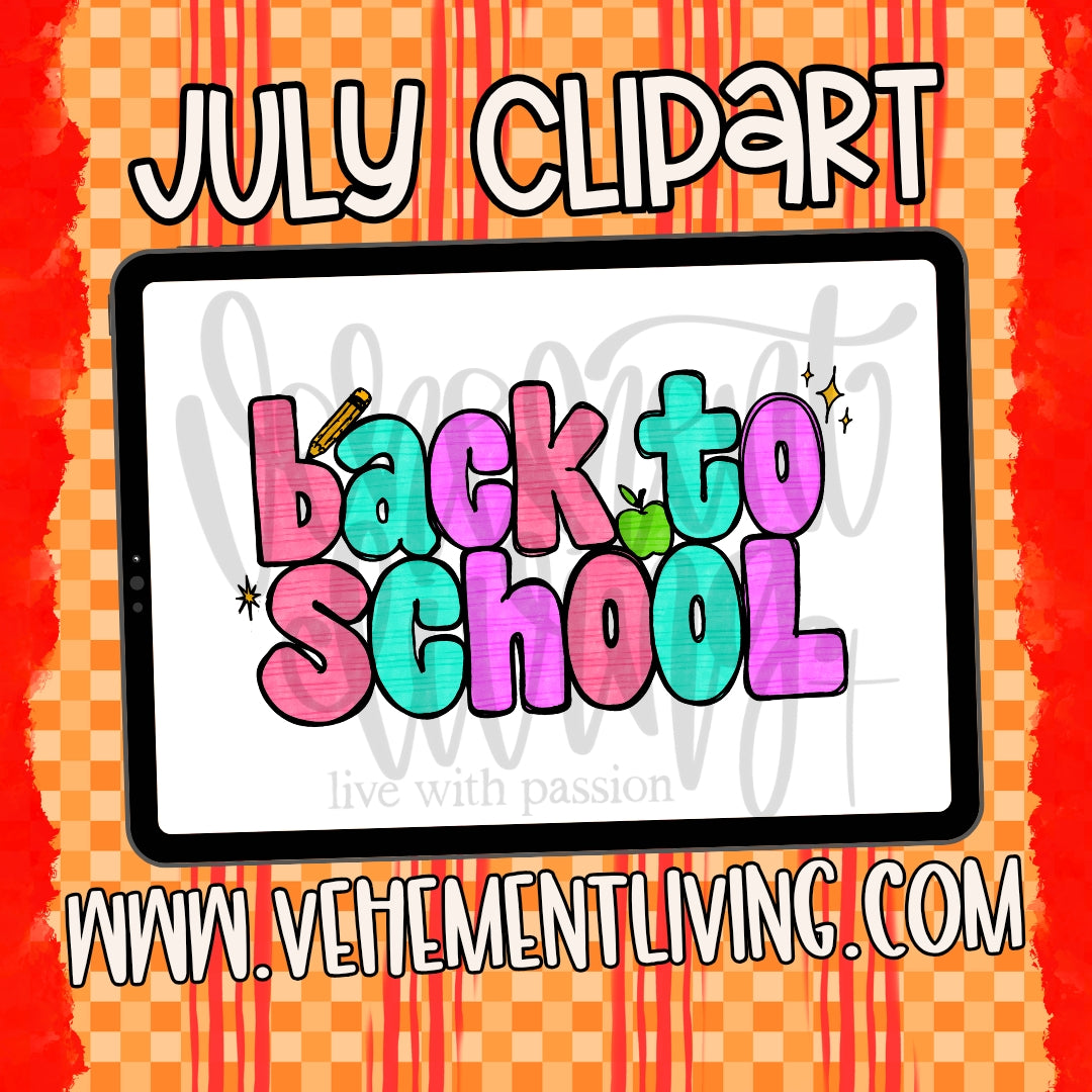 July 2026 Clipart + Papers