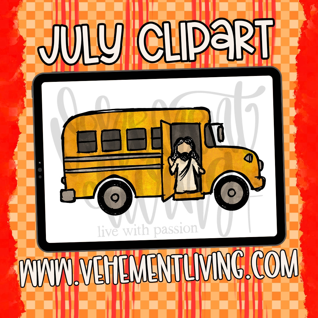 July 2026 Clipart + Papers