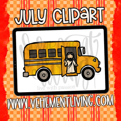 July 2026 Clipart + Papers