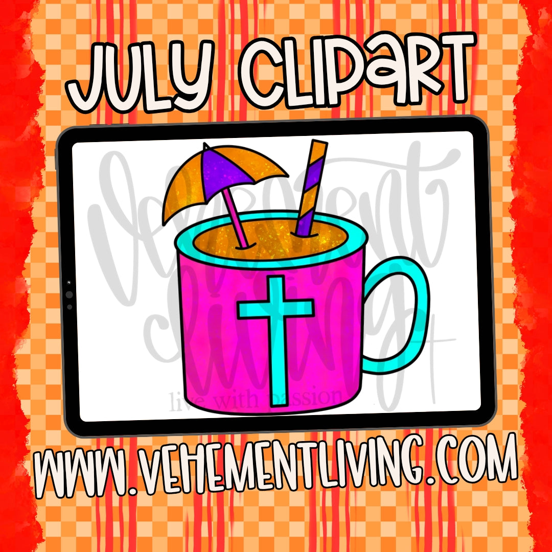 July 2026 Clipart + Papers
