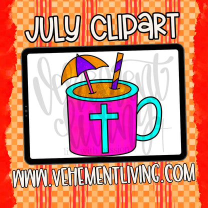 July 2026 Clipart + Papers