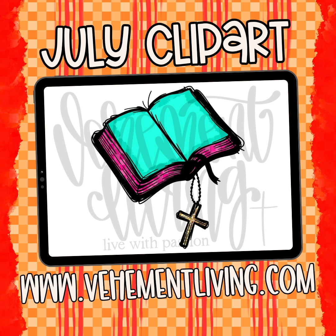 July 2026 Clipart + Papers