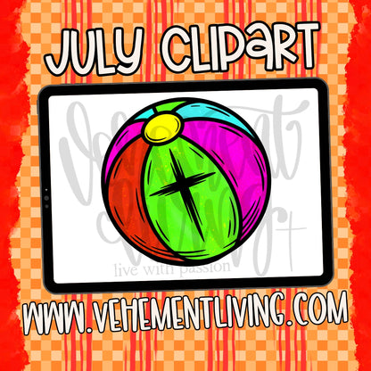 July 2026 Clipart + Papers