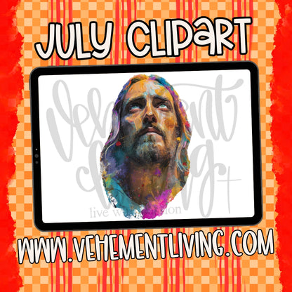 July 2026 Clipart + Papers