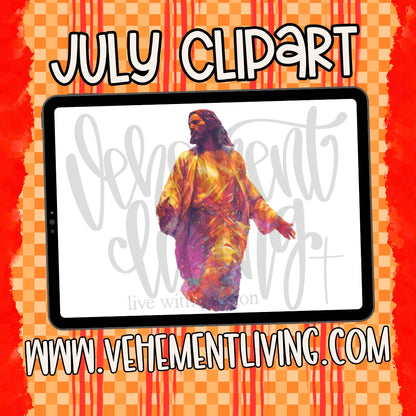July 2026 Clipart + Papers