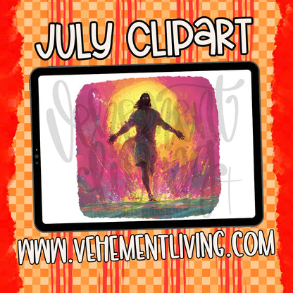 July 2026 Clipart + Papers