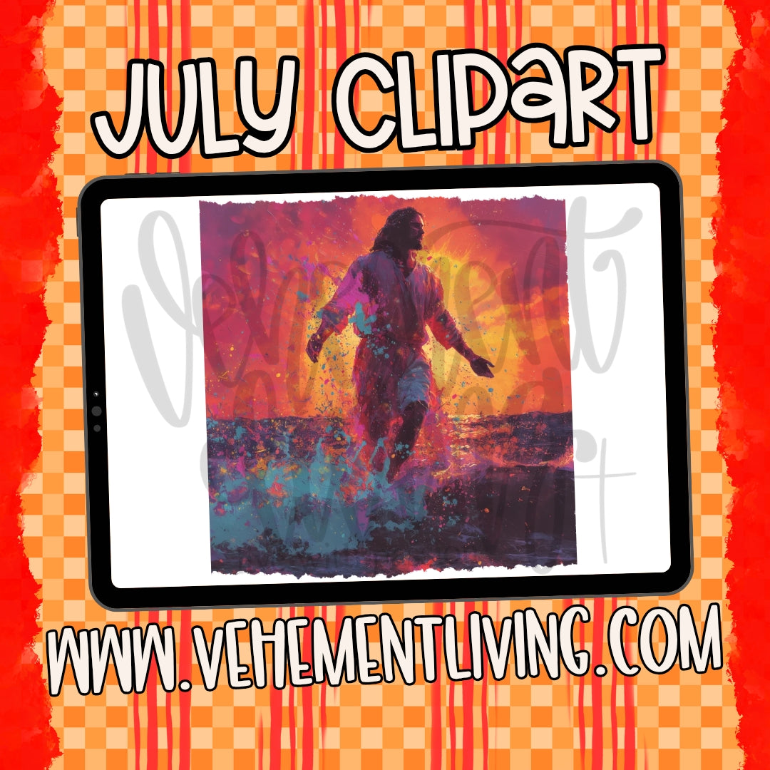 July 2026 Clipart + Papers