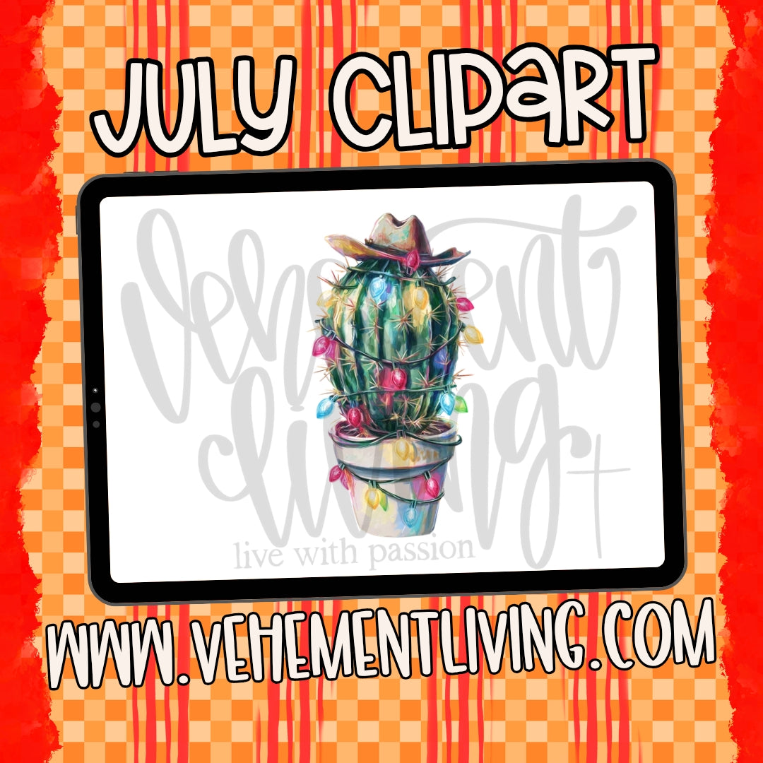 July 2026 Clipart + Papers