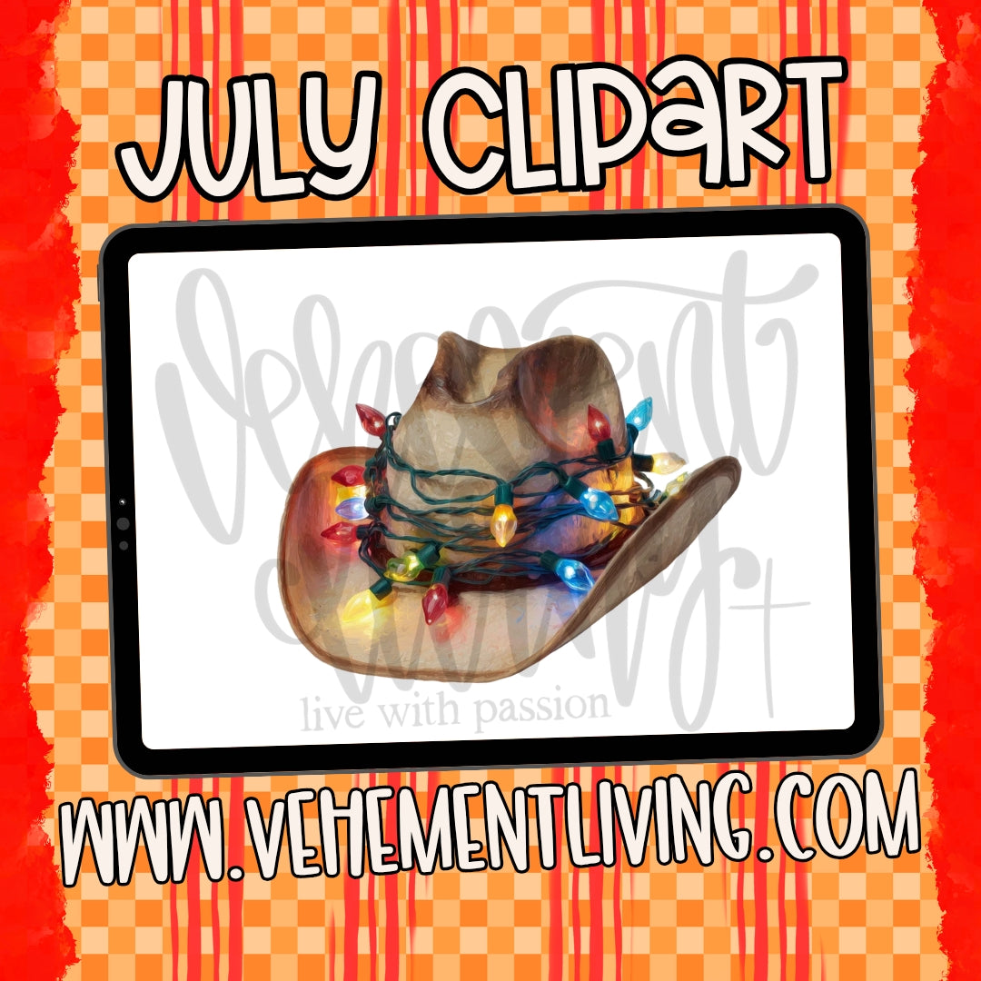 July 2026 Clipart + Papers