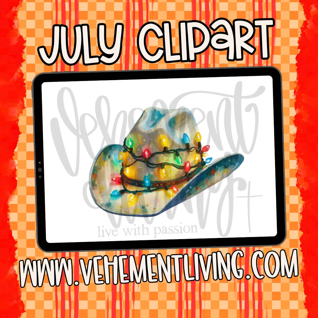 July 2026 Clipart + Papers