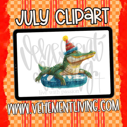 July 2026 Clipart + Papers