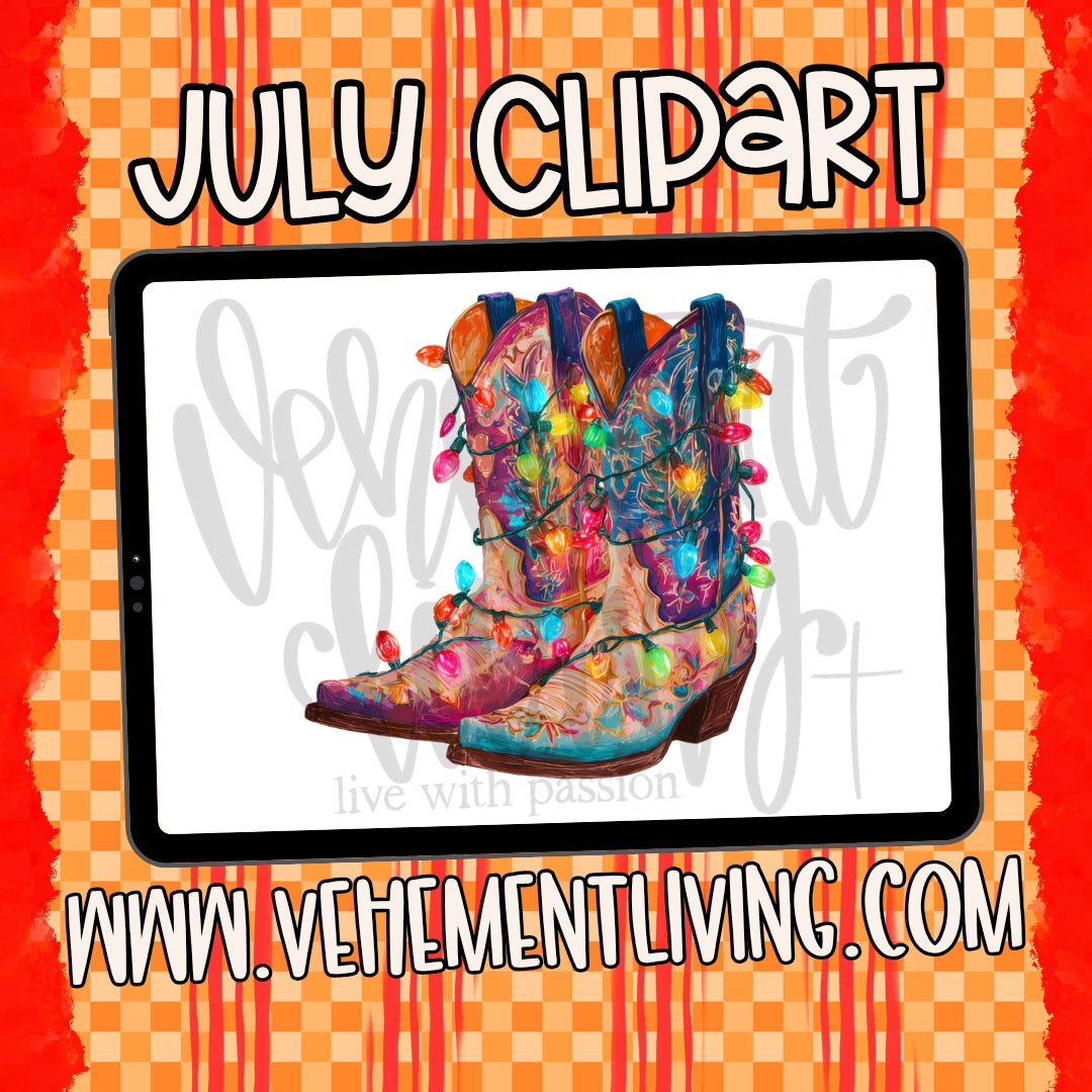 July 2026 Clipart + Papers