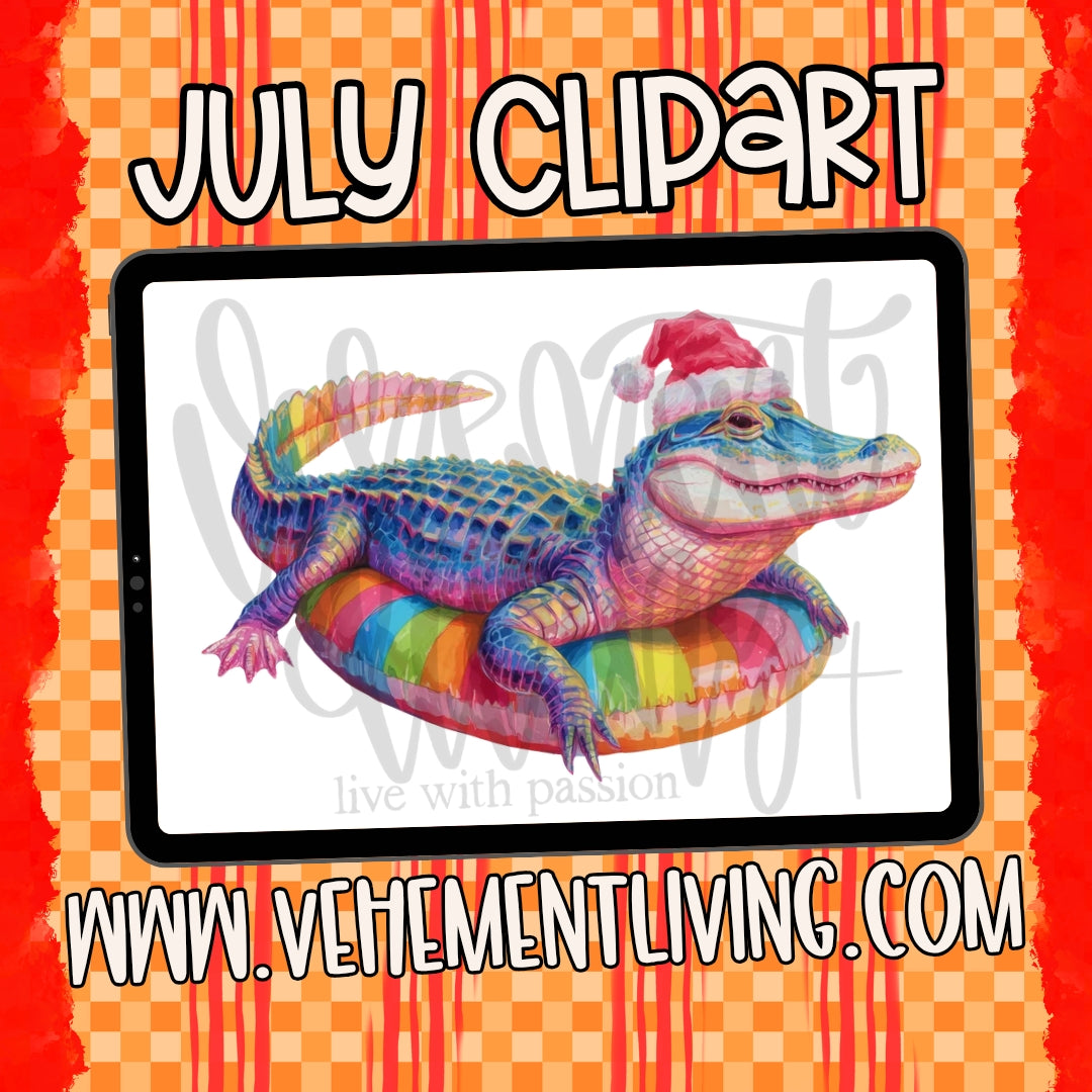July 2026 Clipart + Papers