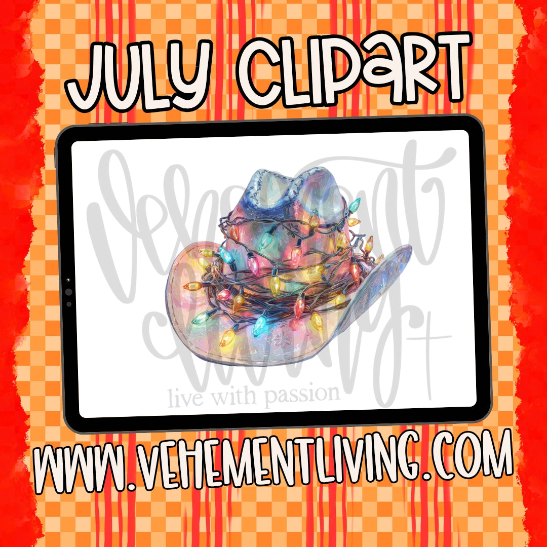 July 2026 Clipart + Papers
