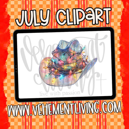 July 2026 Clipart + Papers