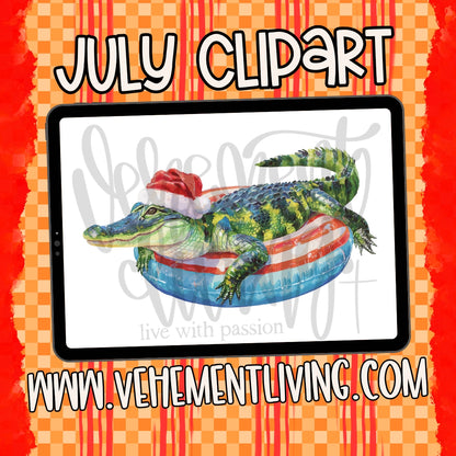 July 2026 Clipart + Papers
