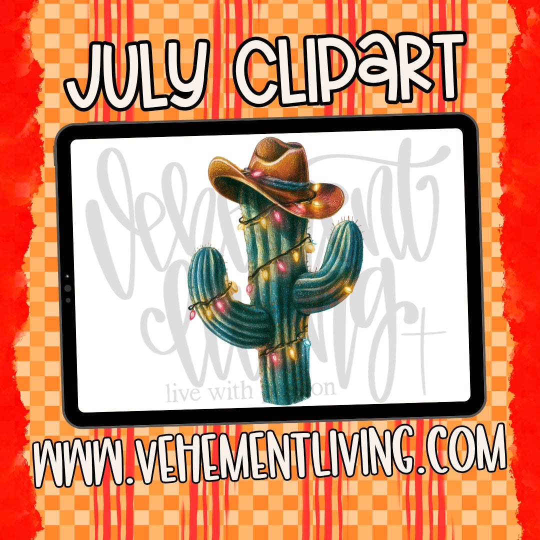 July 2026 Clipart + Papers