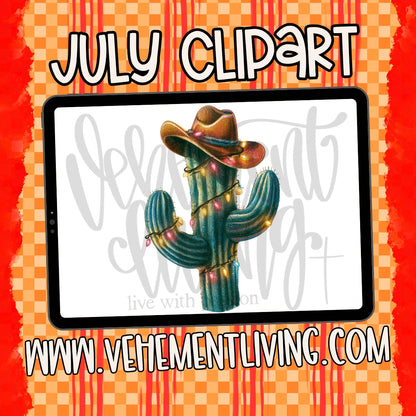 July 2026 Clipart + Papers