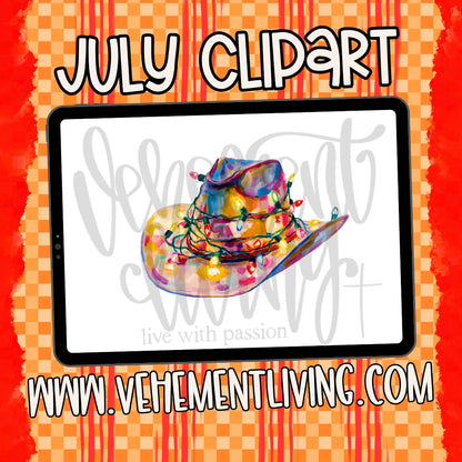 July 2026 Clipart + Papers