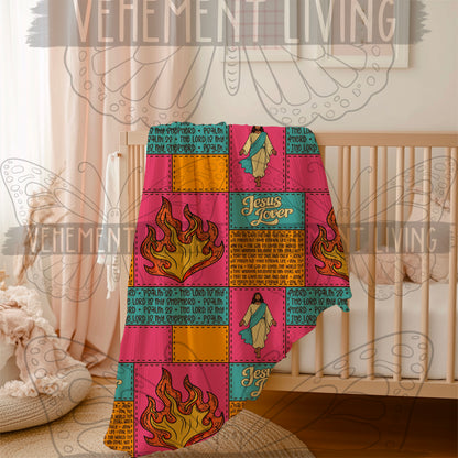 Fire for Jesus Pink Seamless Paper