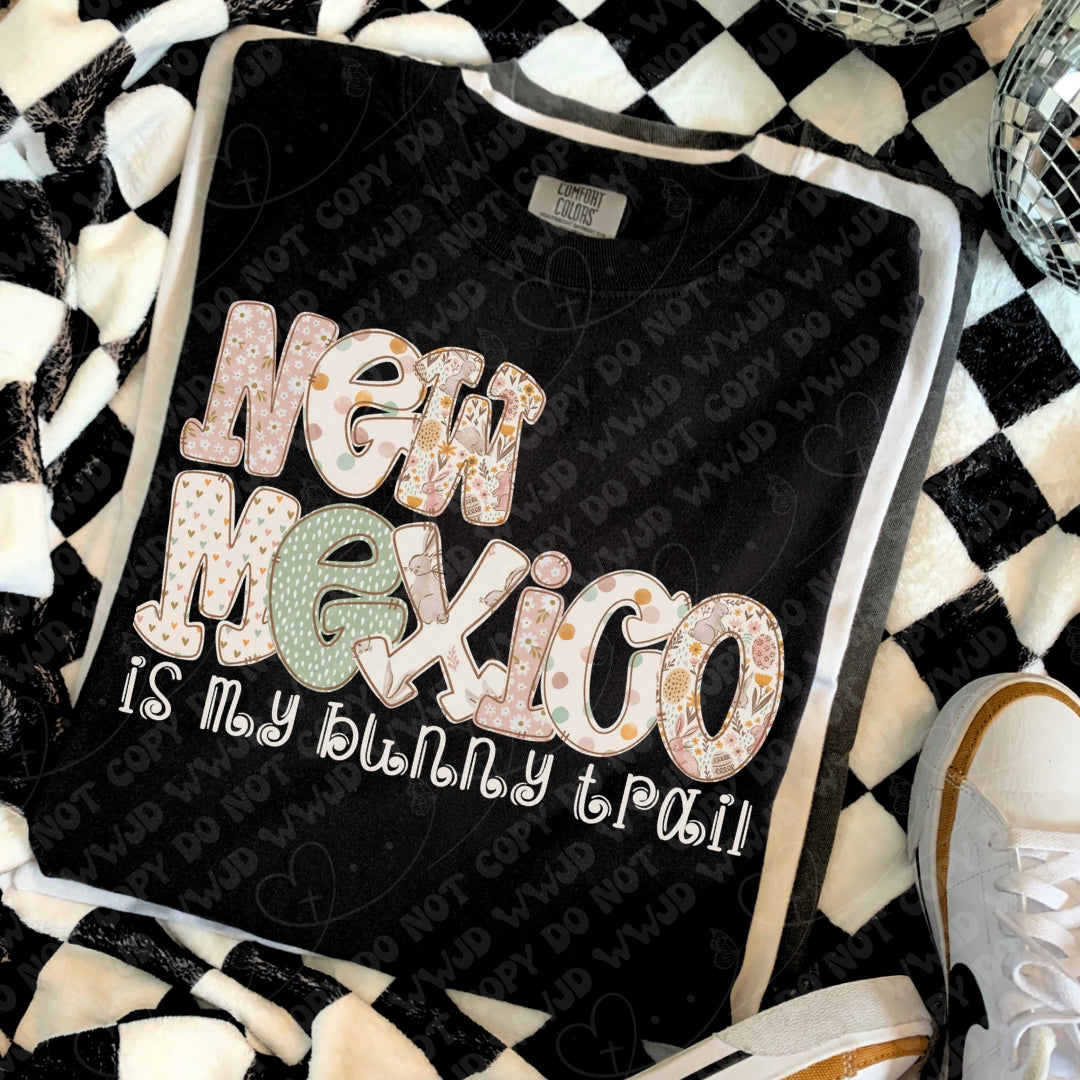 New Mexico is My Bunny Trail digital design