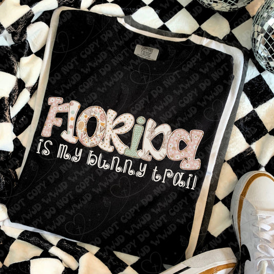 Florida is My Bunny Trail digital design