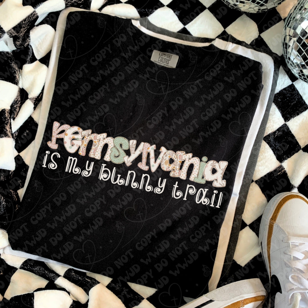 Pennsylvania is My Bunny Trail digital design