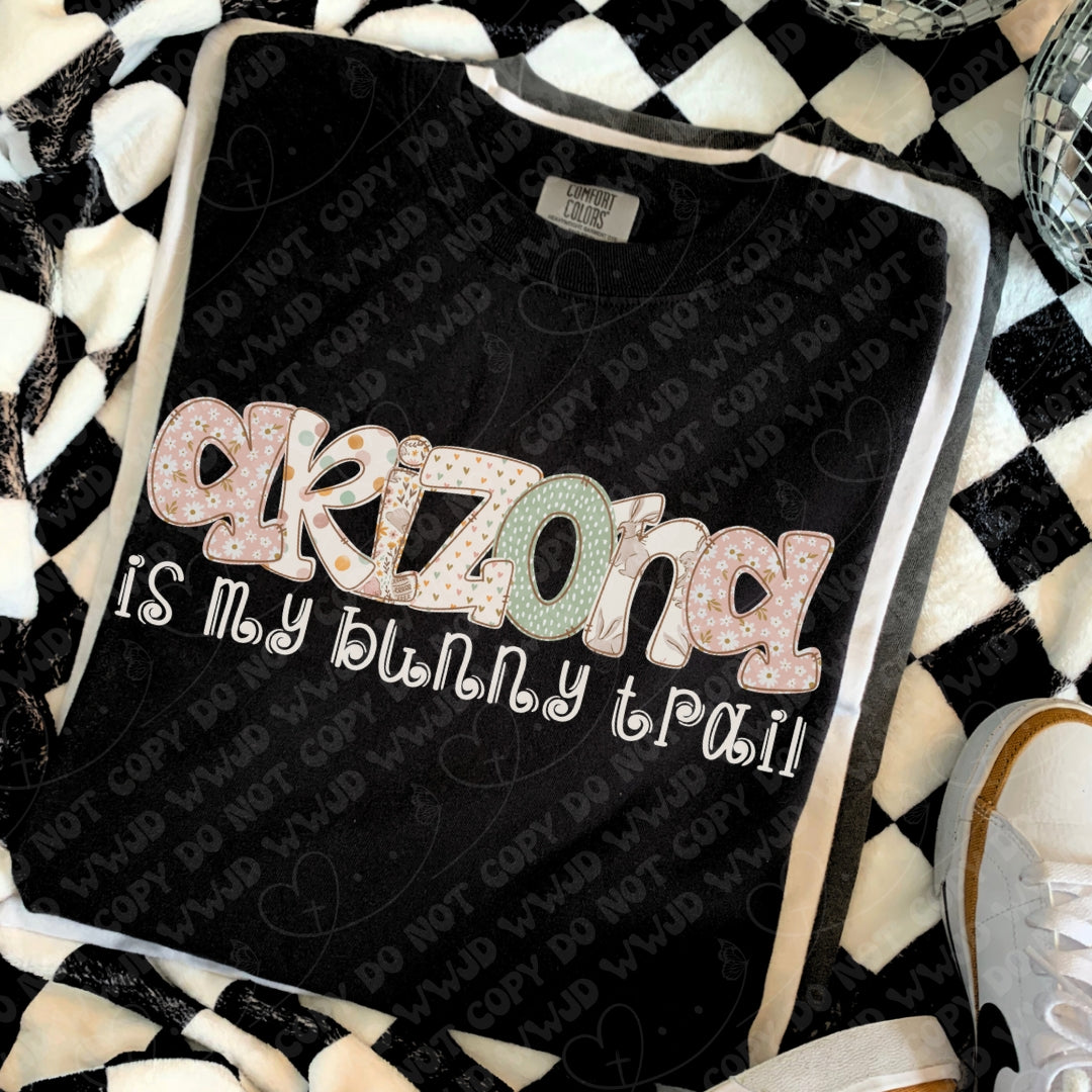 Arizona is My Bunny Trail digital design