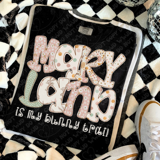 Maryland is My Bunny Trail digital design