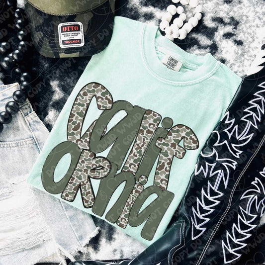 California Camo digital design