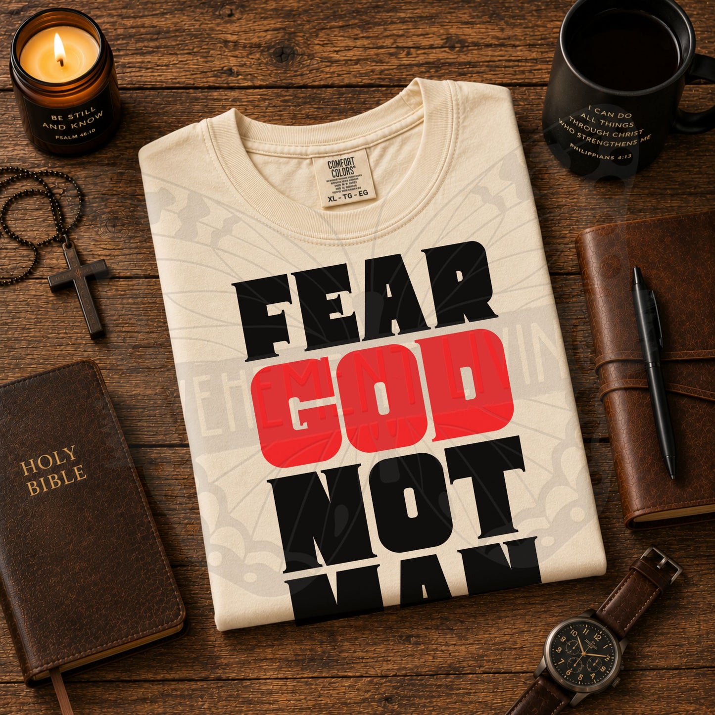 Fear God Not Man digital design