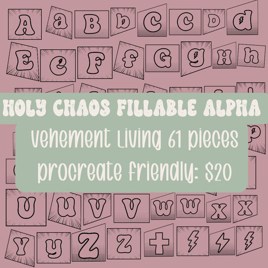 Holy Chaos Fillable Ransom