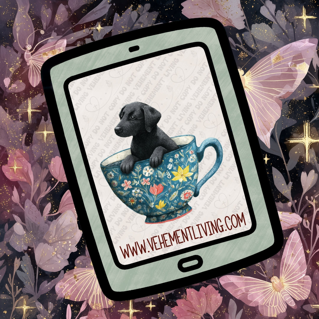 Tea Cup Animals Clipart Bundle