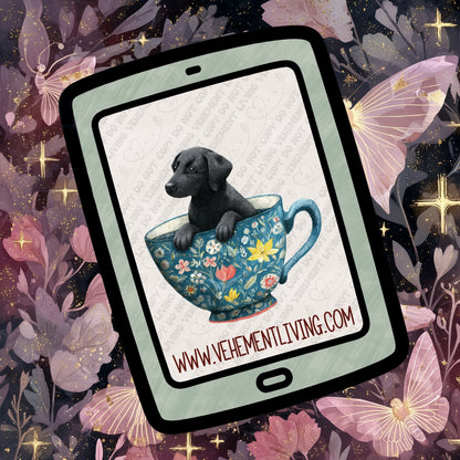 Tea Cup Animals Clipart Bundle